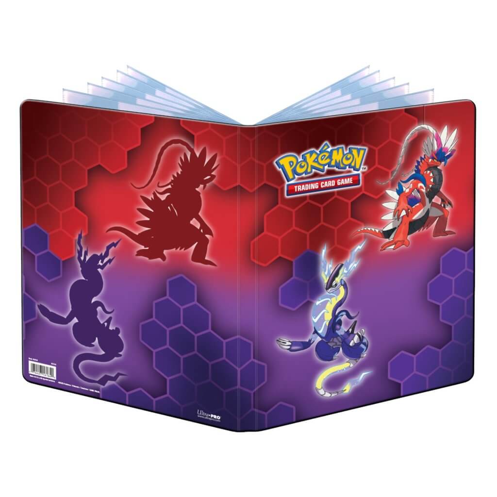 Hot! Pokémon 9-Pocket Portfolio with Koraidon & Miraidon Art