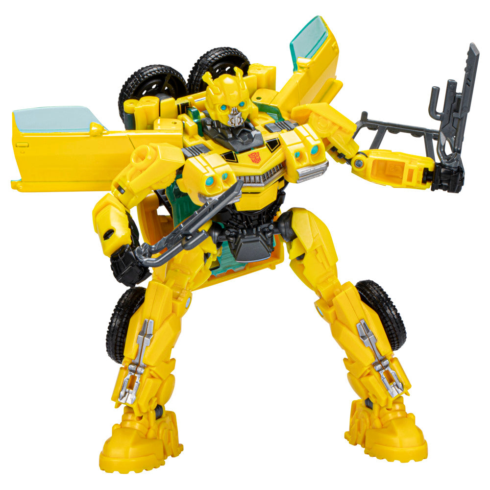 Transformers Rise of the Beasts Deluxe Bumblebee Action Figure with Weapon Accessories