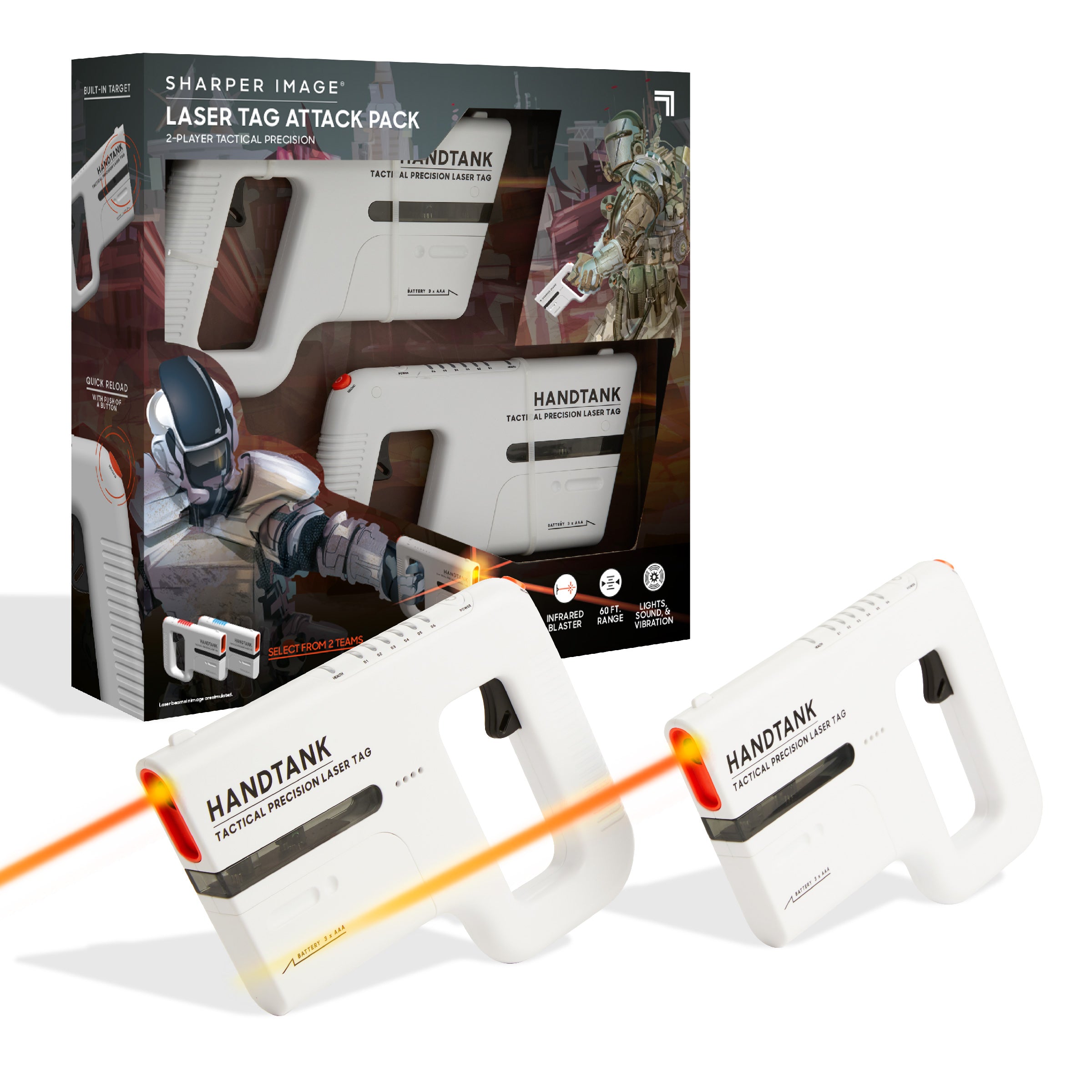 Sharper Image Laser Tag Handtank Blast Pack for Intense Team Battles
