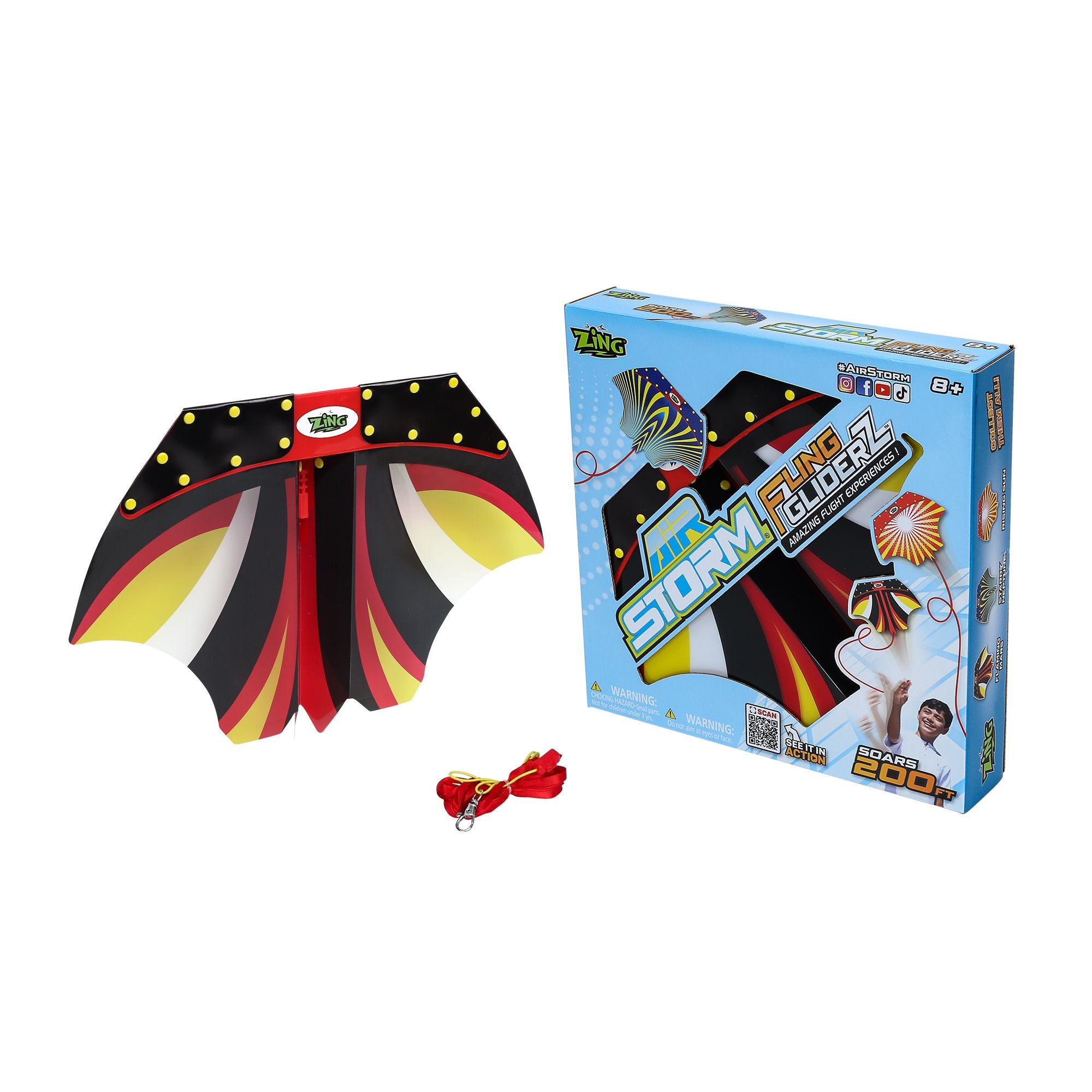 Zing Air Storm Assorted Styles Soft Foam Fling Glider Toys