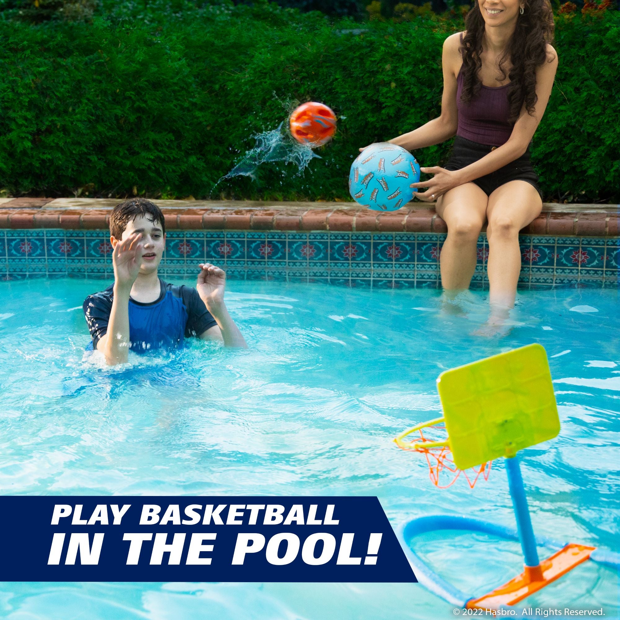 Hot Deal! NERF Super Soaker Pool Basketball Hoops Set for Cool Summer Fun