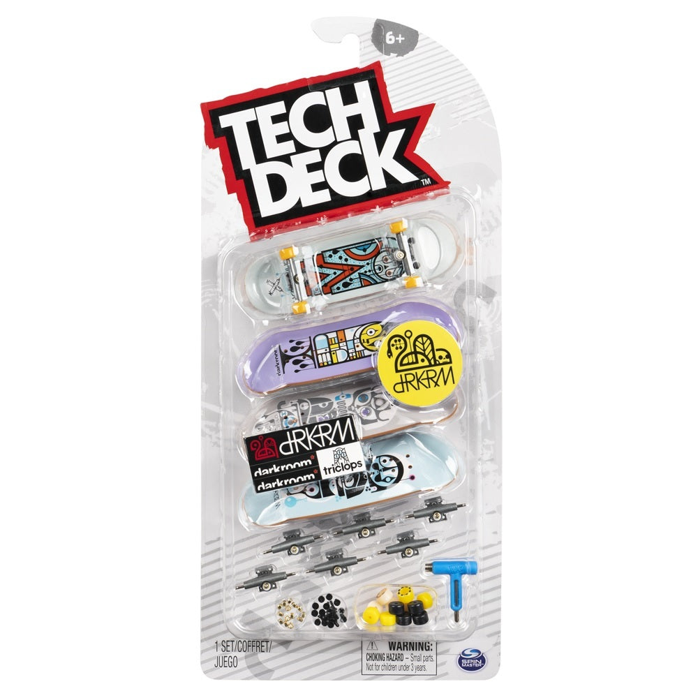 Tech Deck Ultra Dlx 4-Pack Fingerboards - Darkroom Edition