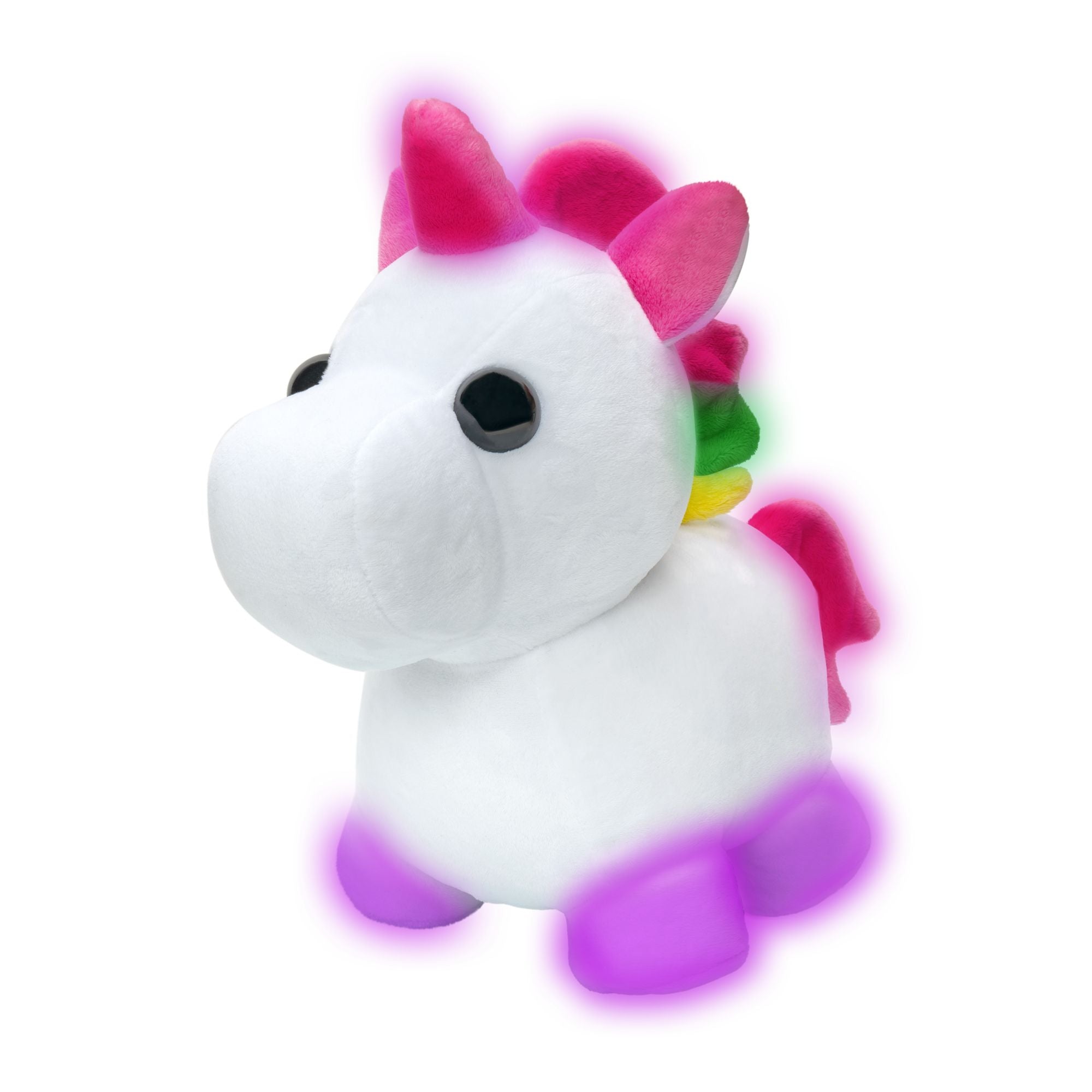 Adopt Me! 12-Inch Light-Up Mega Neon Unicorn Plush - Exclusive Bonus
