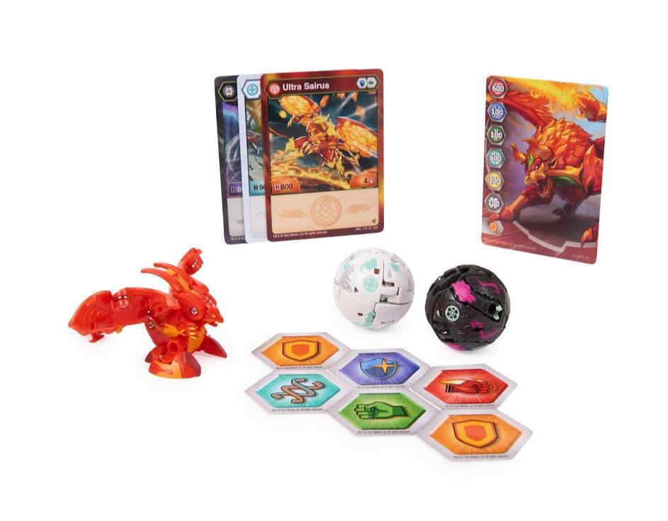 Hot Deal! Bakugan Evolutions S4 Starter Pack - Includes Sairus Ultra, Warrior Whale, and Dragonoid Evo