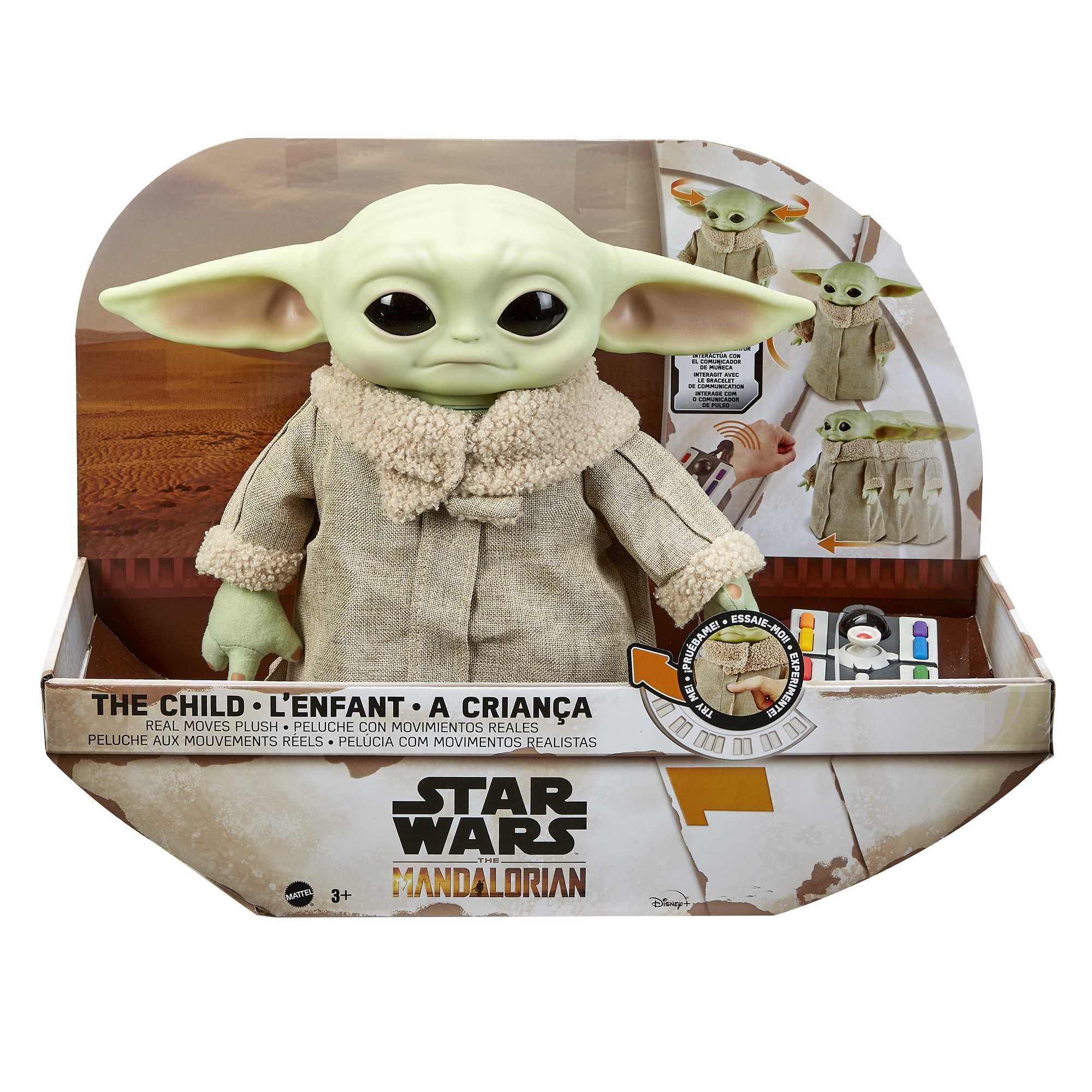 8-Inch Star Wars The Mandalorian Real Moves 'The Child' Adorable Plush Toy