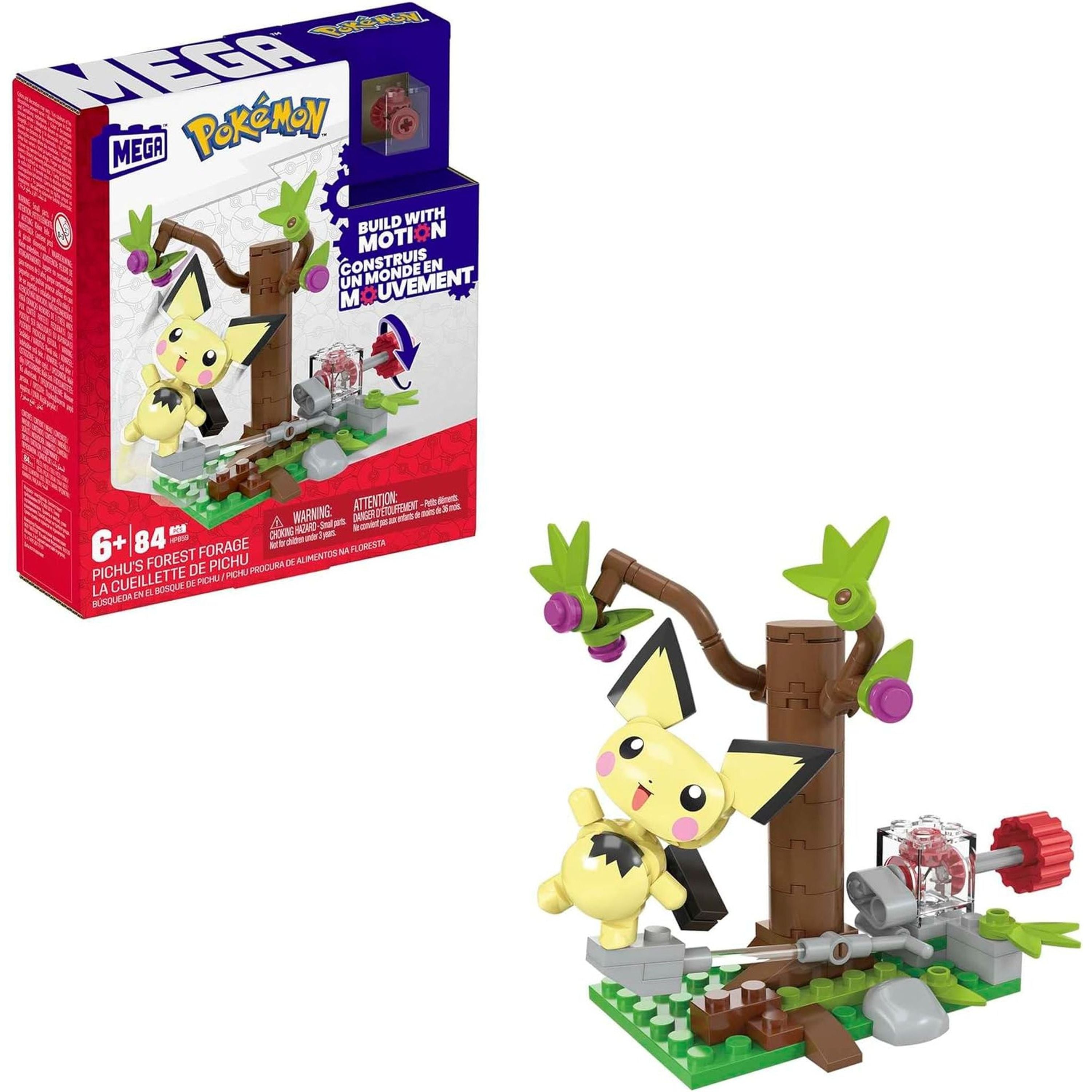 Hot Deal! MEGA Construx Building Set - Pokemon Pichu's Forest Forage Adventure
