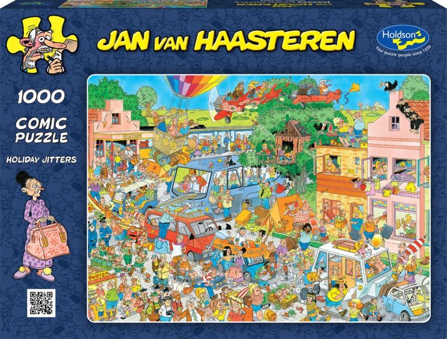 VAN HAASTEREN 1000-Piece Jigsaw Puzzle - Holiday Jitters (Great Value!)