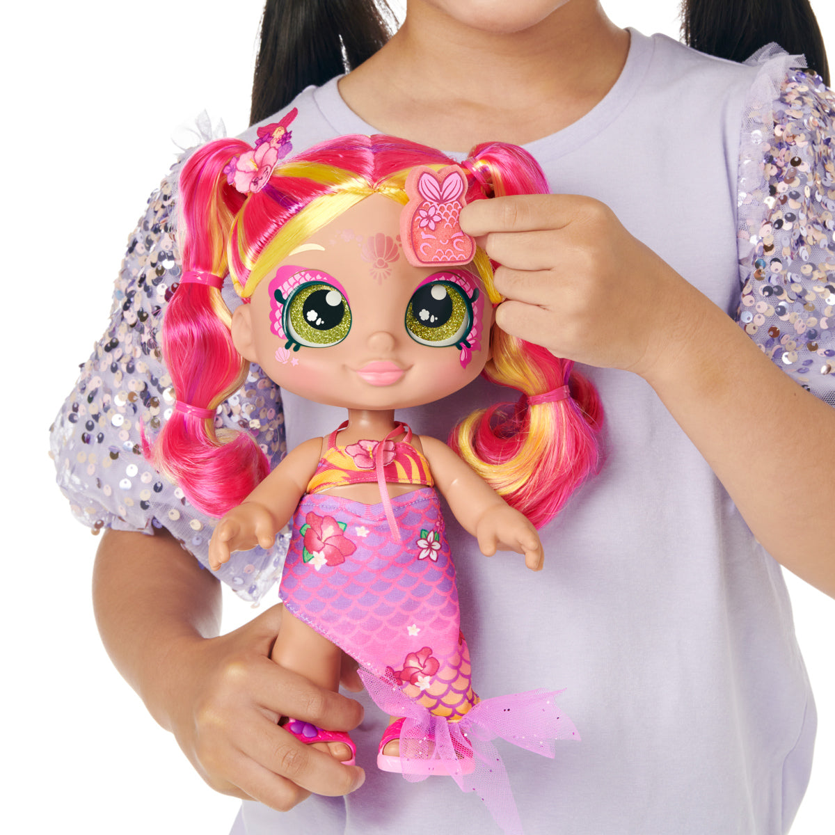 Hot Sale! Kindi Kids Dress - Up Magic Toddler Doll: Tropicarla Mermaid