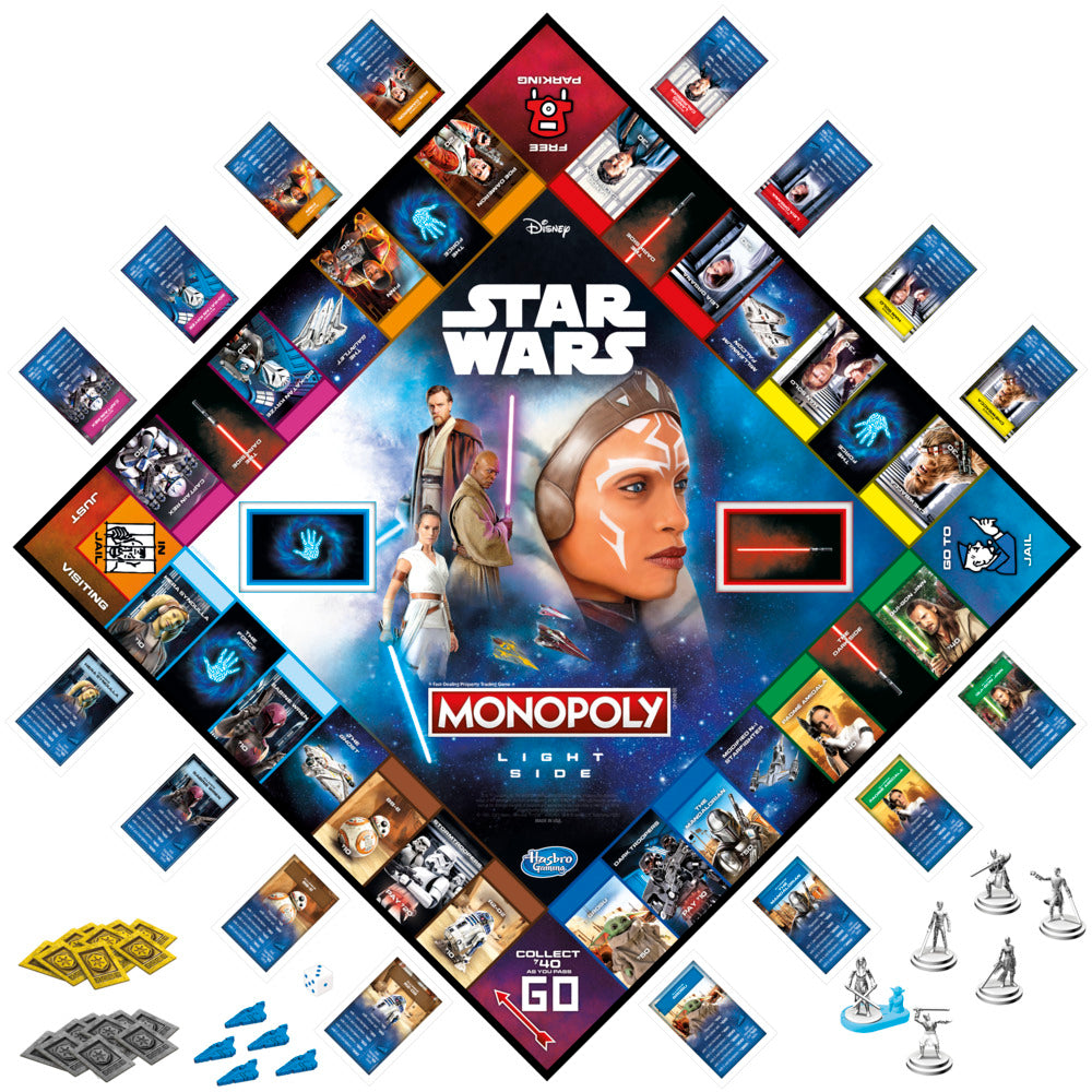 Exciting Monopoly Star Wars Light Side Edition Board Game for Family Fun