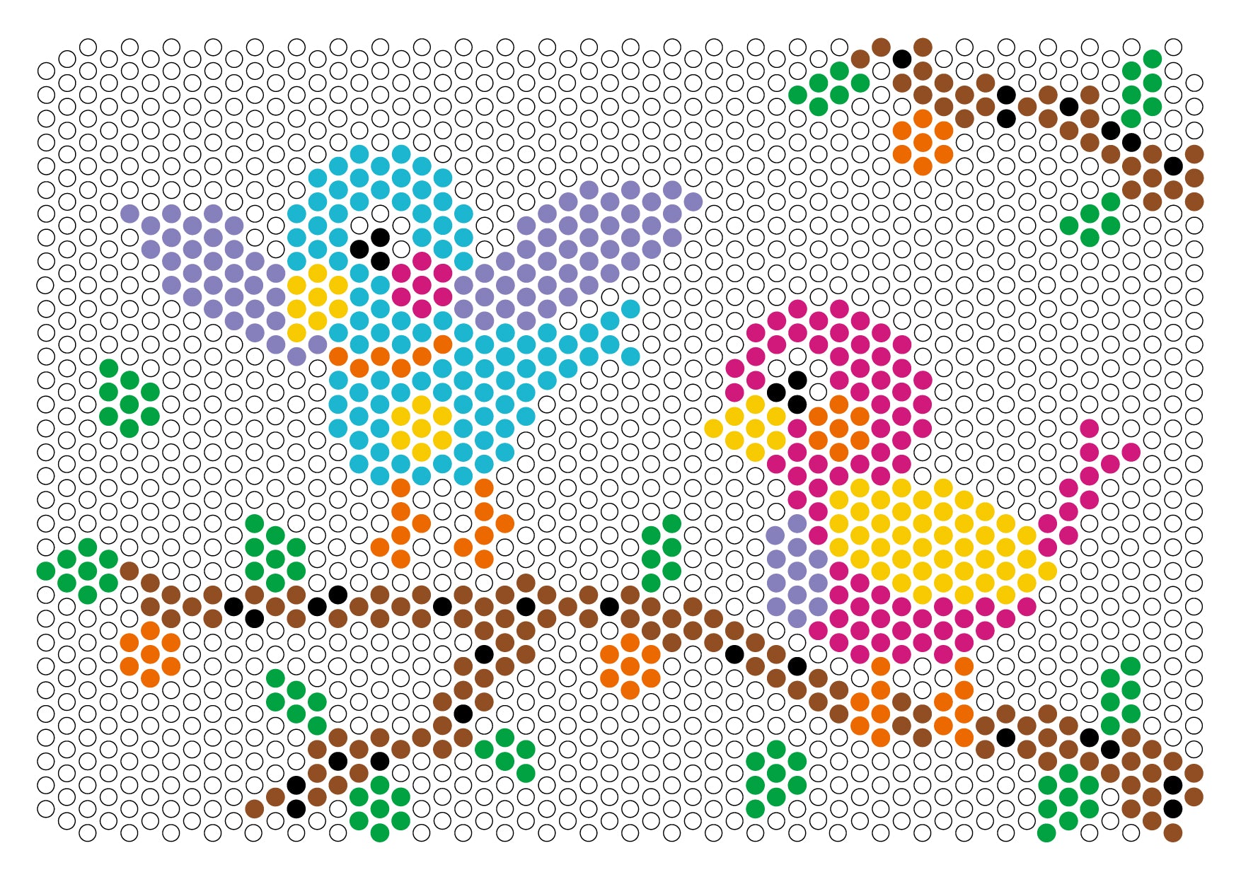Playgo Peg - A - Mosaic Kit: Create Your Own Masterpiece!