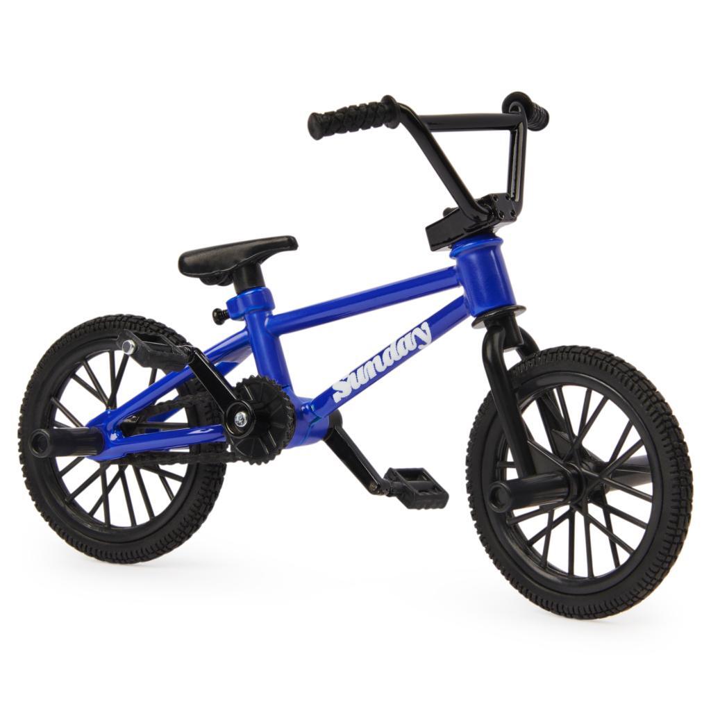 Tech Deck Sunday Blue Single BMX Miniature Bike - Ideal for Kids and Collectors!