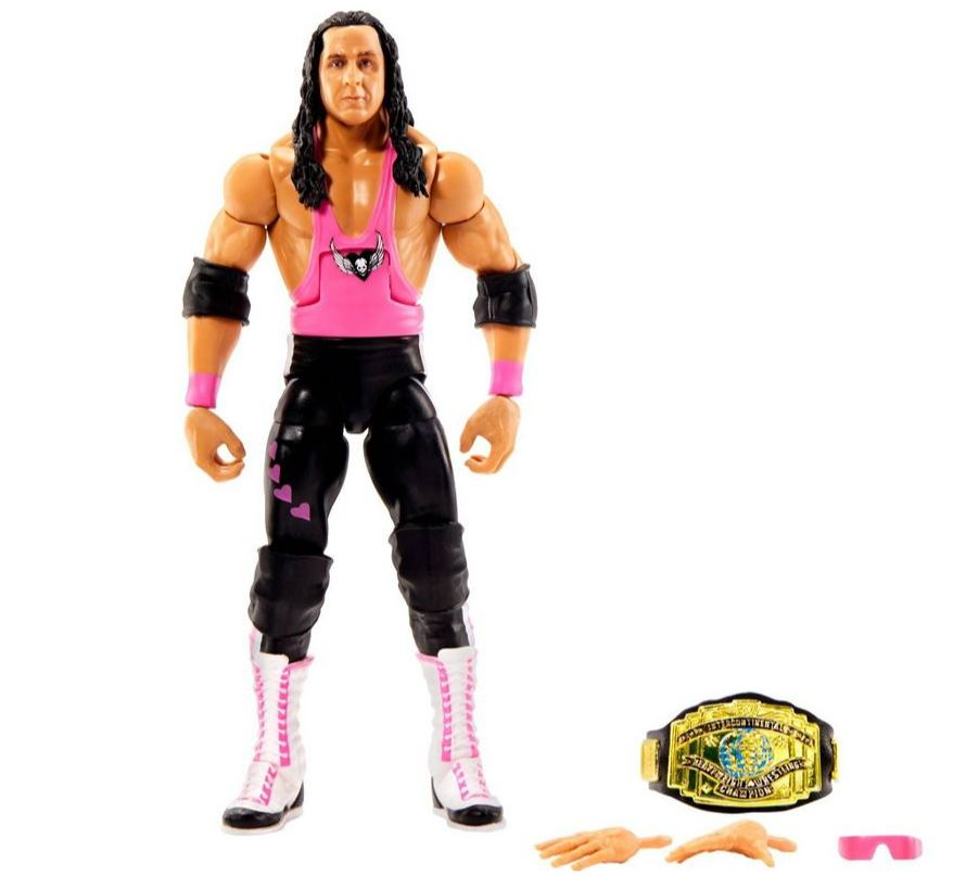 Hot Sale! WWE Elite Collection Series 94 Bret 'Hit Man' Hart Action Figure for Fans and Collectors