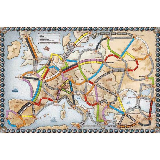 Get Your Ticket to an Exciting Train Adventure: Ticket to Ride Europe Board Game