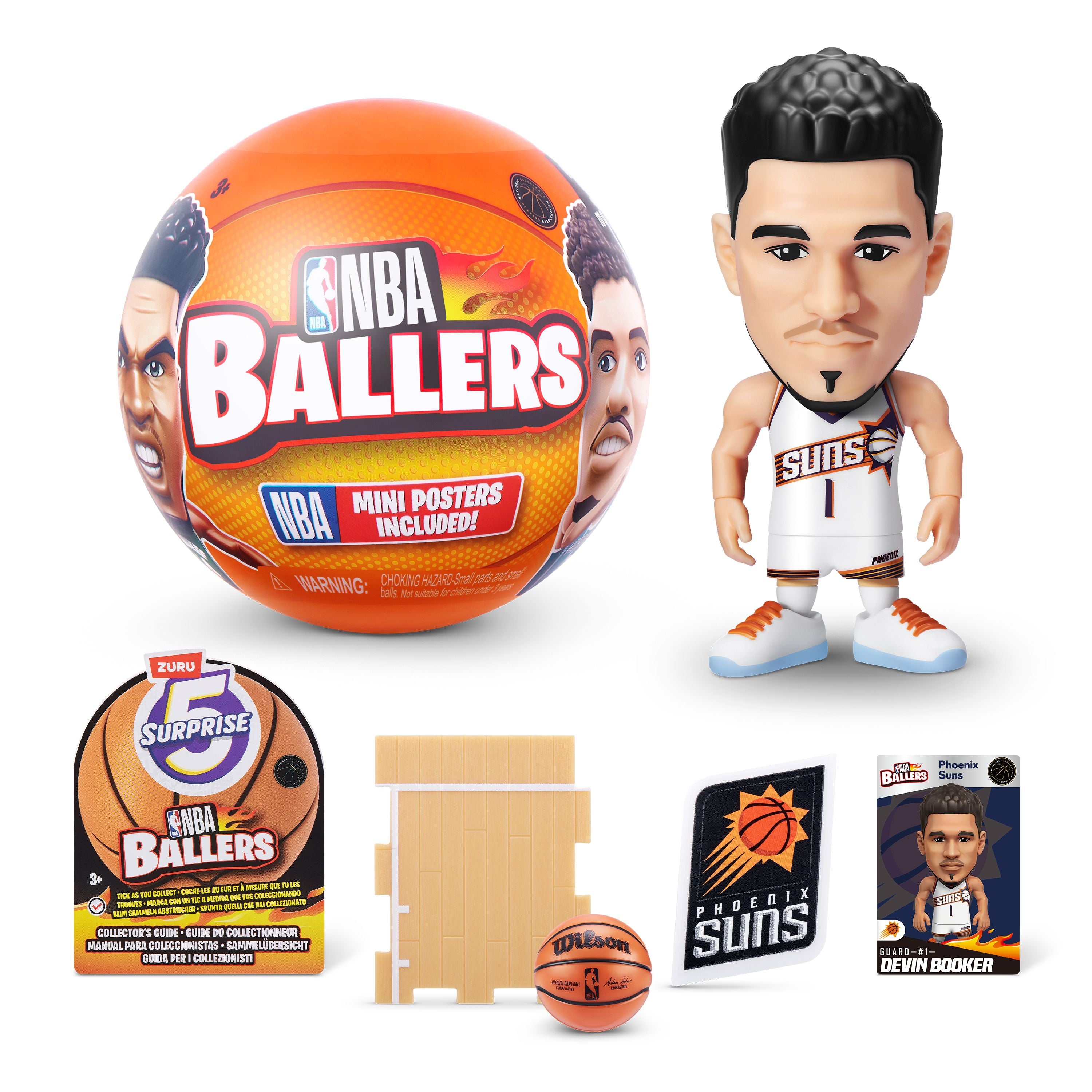 ZURU 5 Surprise Assorted Styles NBA Ballers Collectible Set