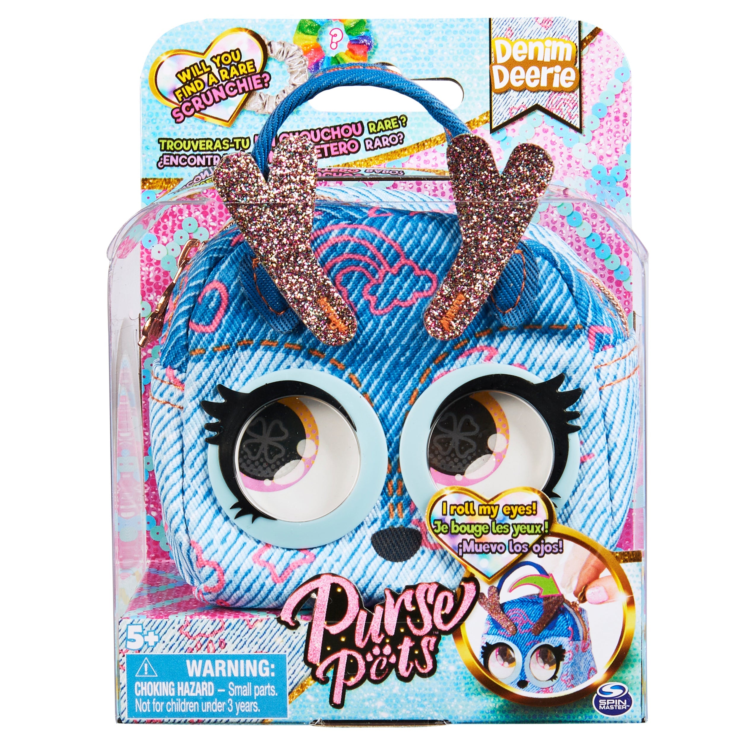 Purse Pets Micro Denim Deerie