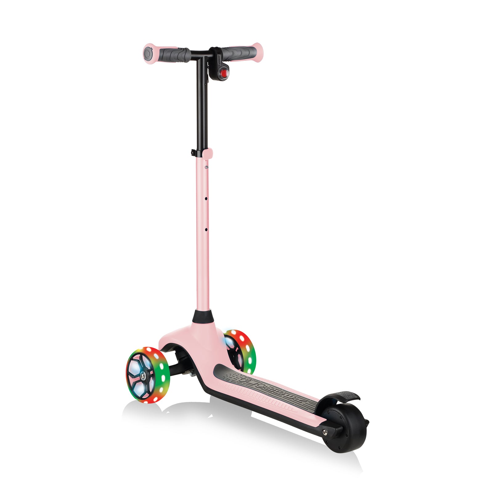 Globber One K E-Motion 4 Plus Kids Electric Scooter in Pastel Pink - Reliable and Fun