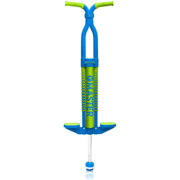 Flybar Blue/Green Master Foam Pogo Stick - Ideal for Intermediate Riders