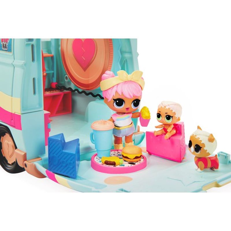L.O.L. Surprise! 5-in-1 Grill & Groove Transforming Camper Playset