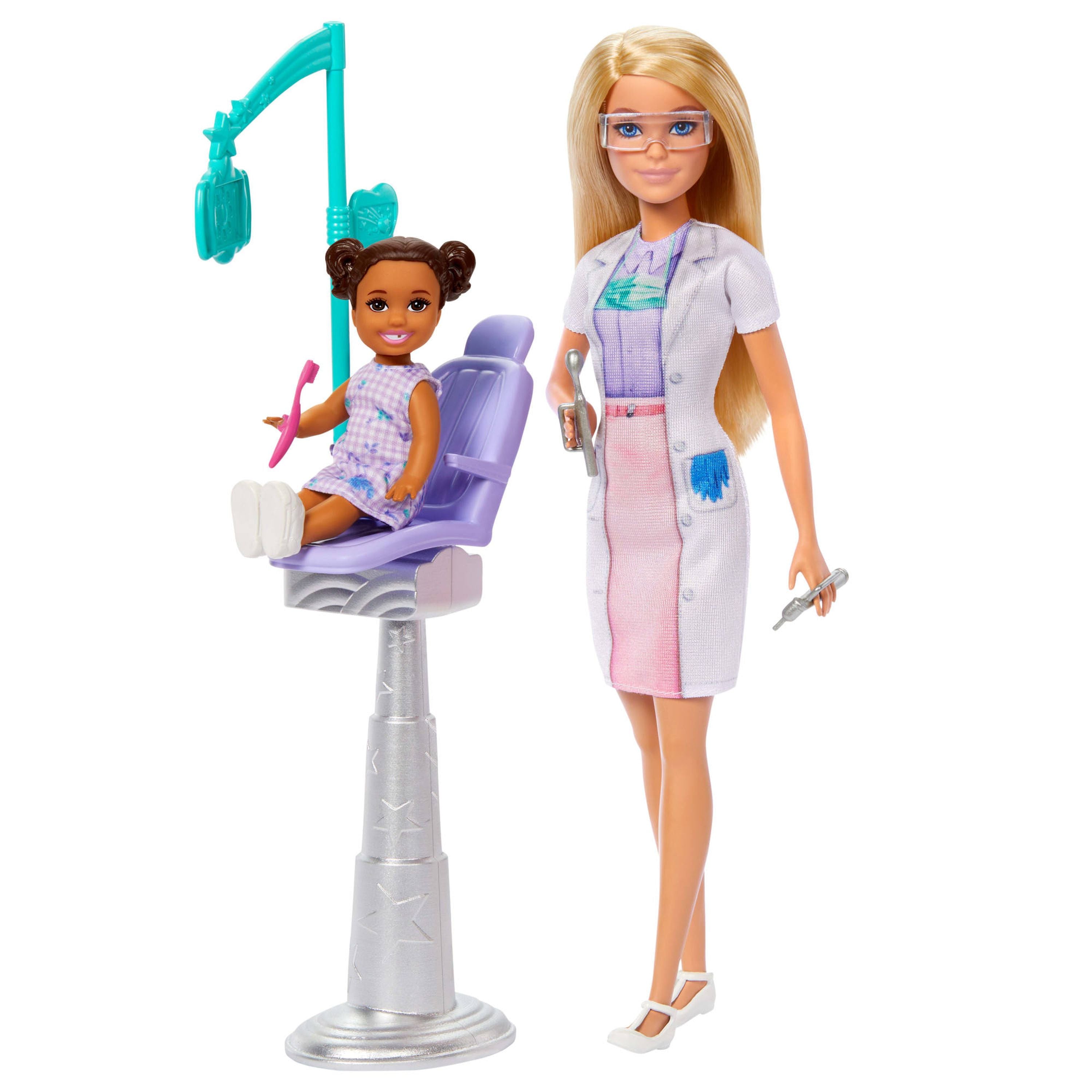 Barbie Dentist Blonde Doll Playset - Explore Career Roles