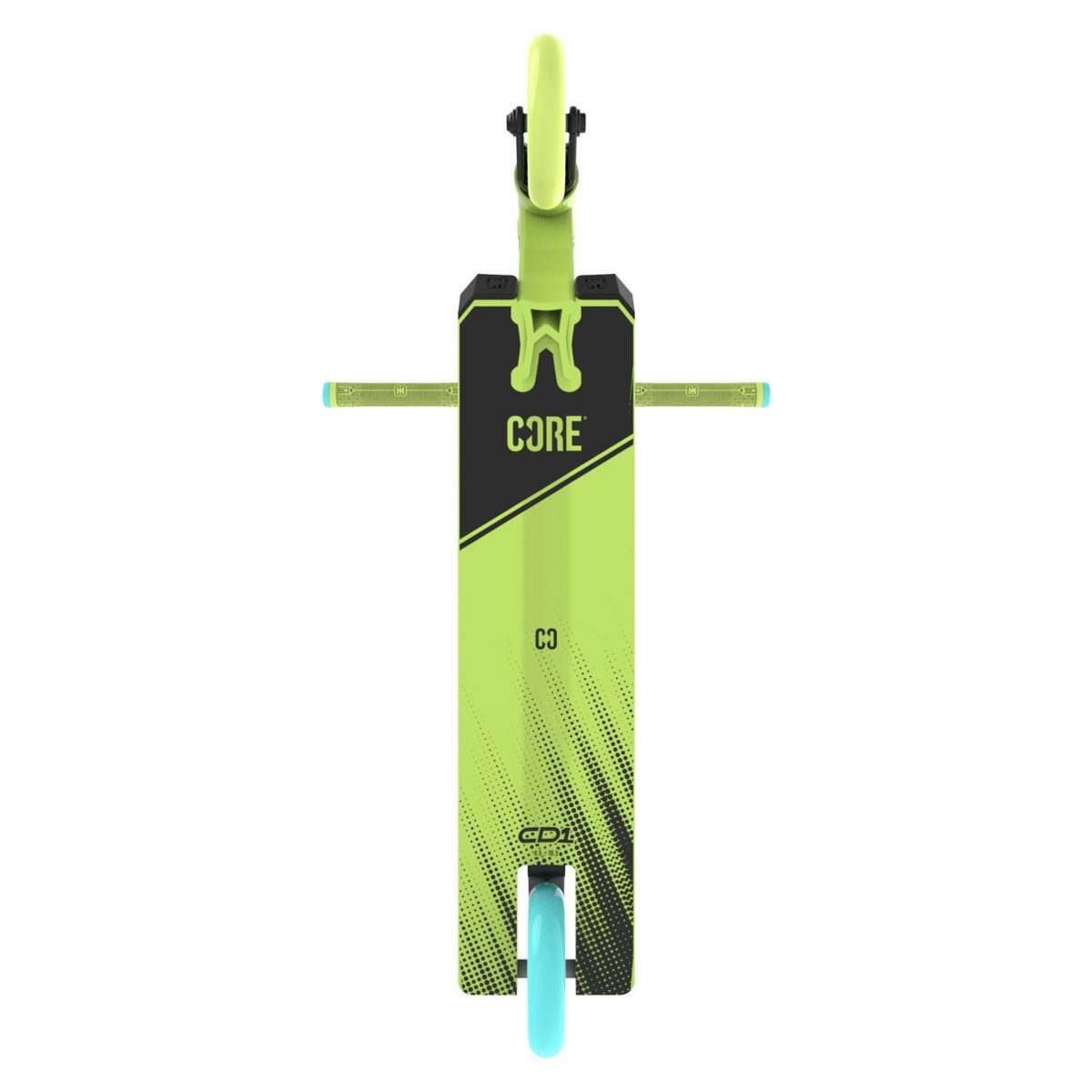 Hot Deal! Core CD1 Lime/Blue Complete Stunt Scooter for Beginners