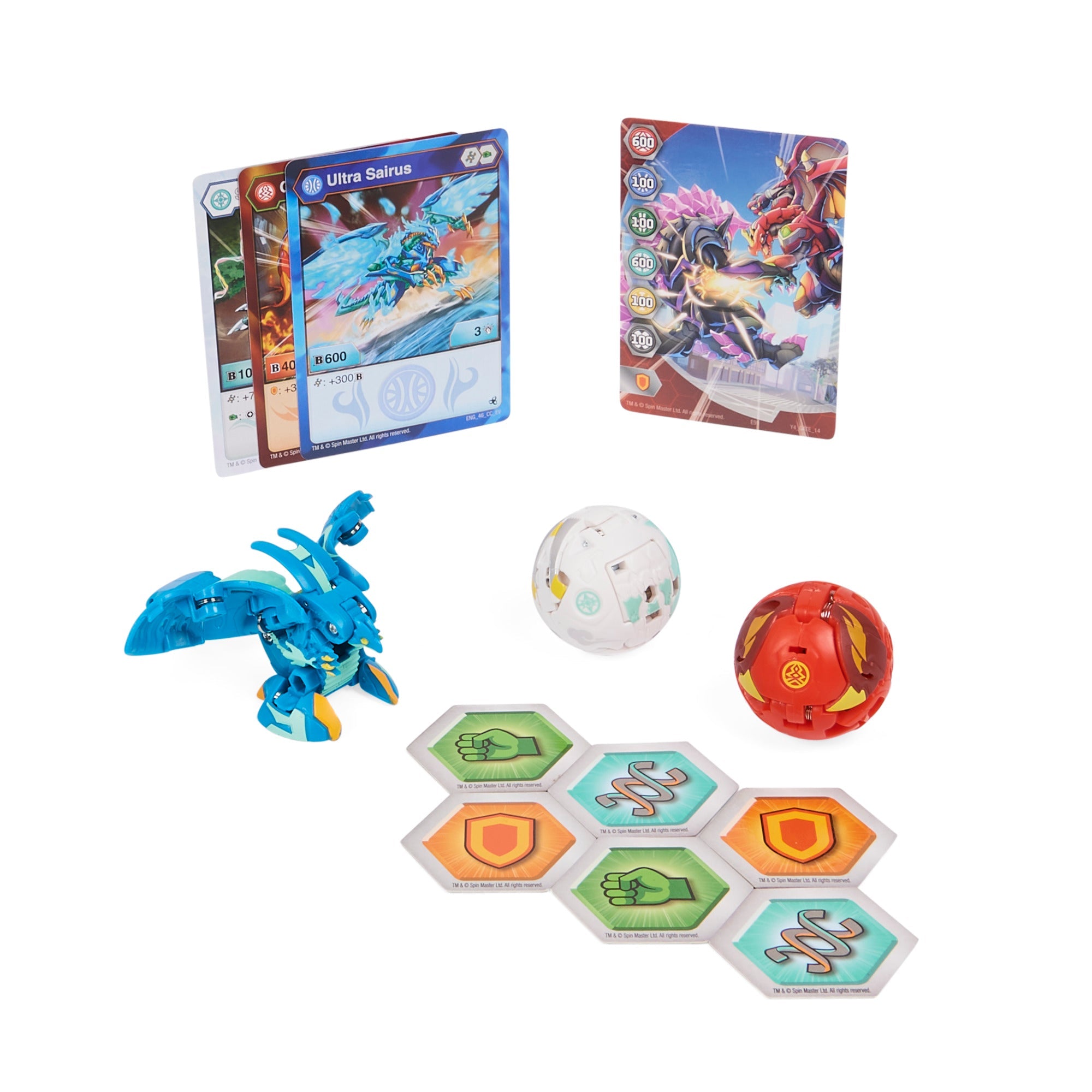 Epic Bakugan Evolutions Starter Pack with Sairus Ultra for Action