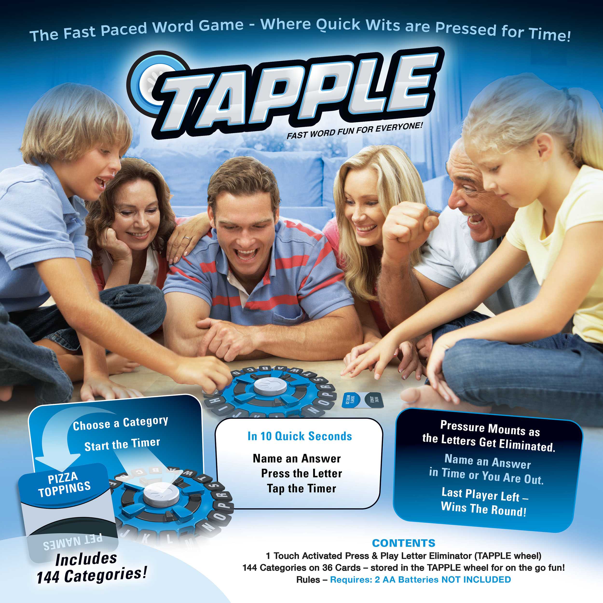 Exciting Tapple Fast - Paced Word Game for Family Fun