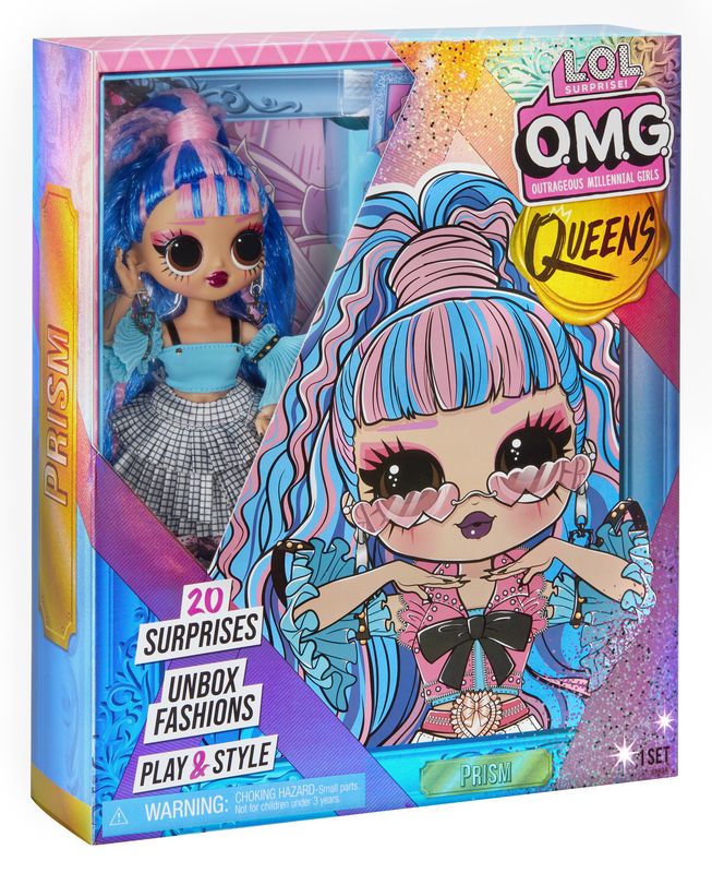 Hot Deal: L.O.L. Surprise O.M.G. Queens Fashion Doll - Prism for Imaginative Play