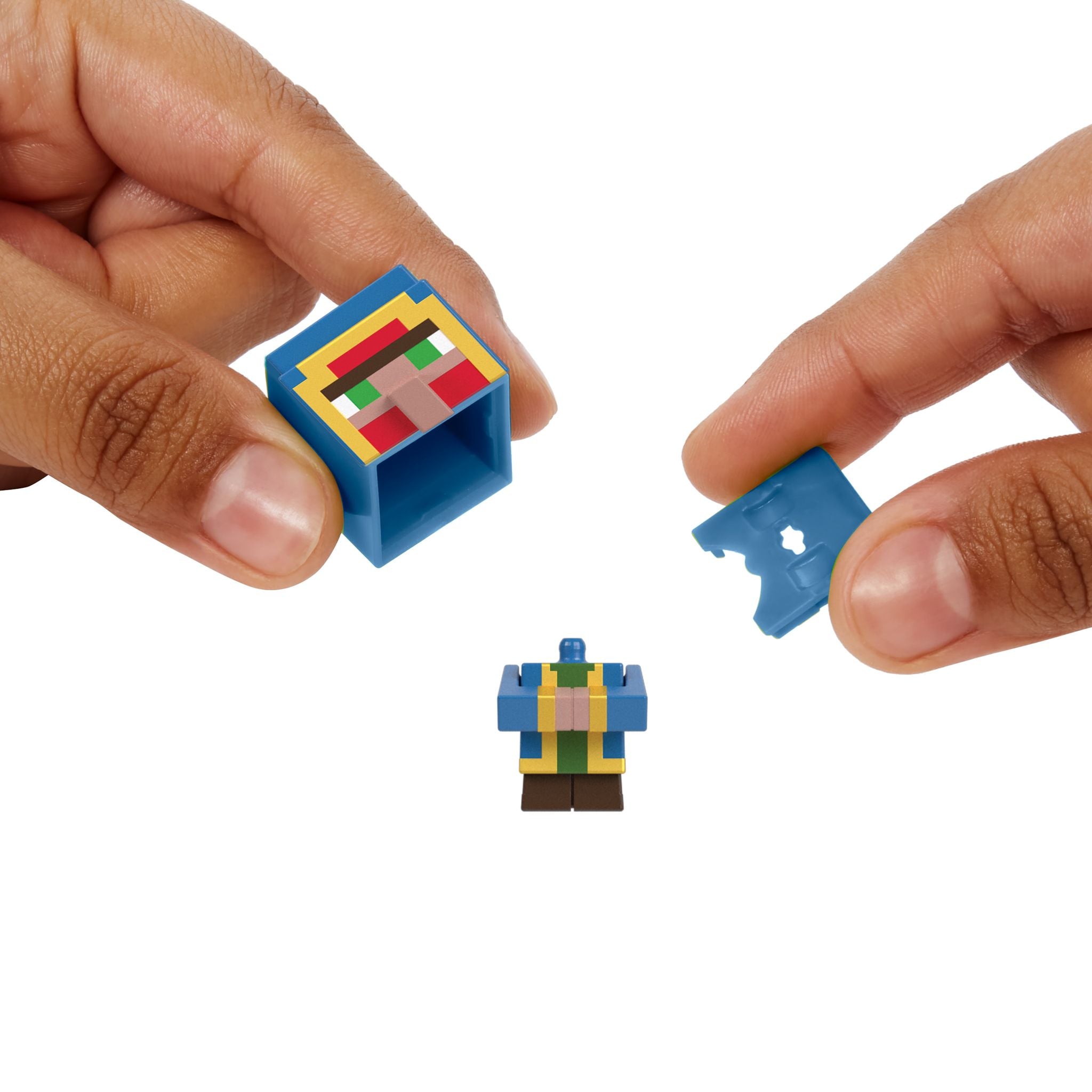 Miniature Minecraft Wandering Trader Mob Heads - Ideal for Fans