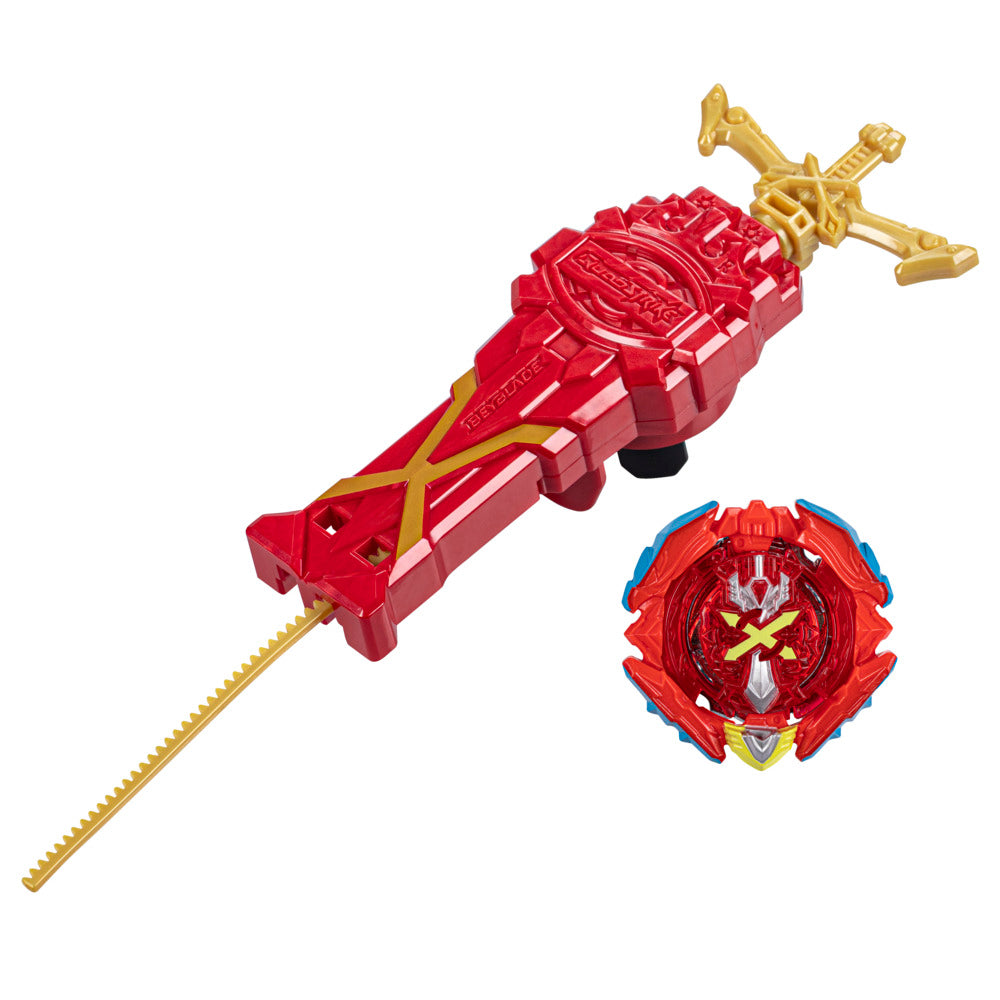 Hot! Beyblade Burst Quadstrike Xcalius Launcher Set for 8-Year-Olds