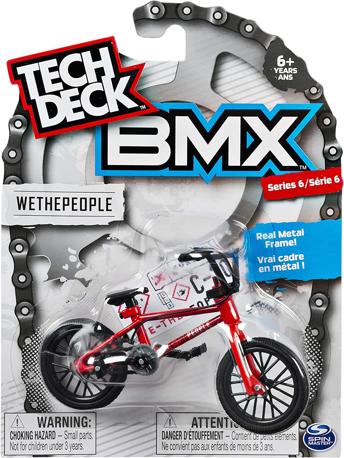 Hot Deal! Tech Deck Single Replica Miniature Wethepeople Red BMX Bike for Kids and Collectors