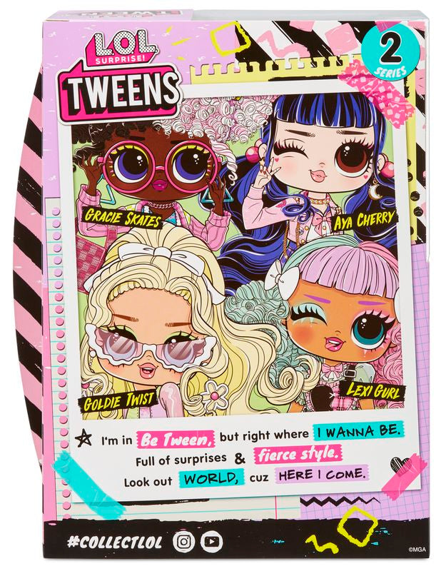 L.O.L. Surprise Tweens Season 2 Fashion Doll - Aya Cherry with 15 Surprises