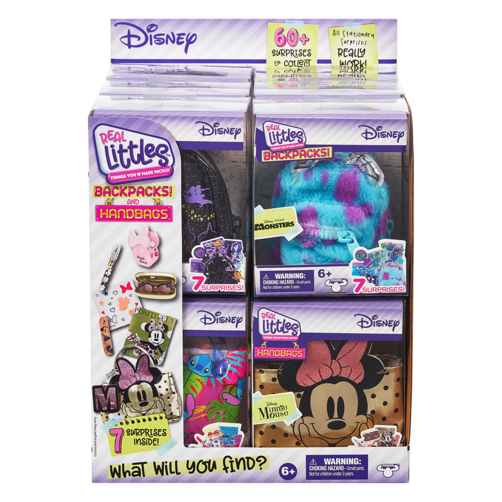 Hot Deal! Licensed Disney Real Littles S2 Assorted Style Backpacks and Bags