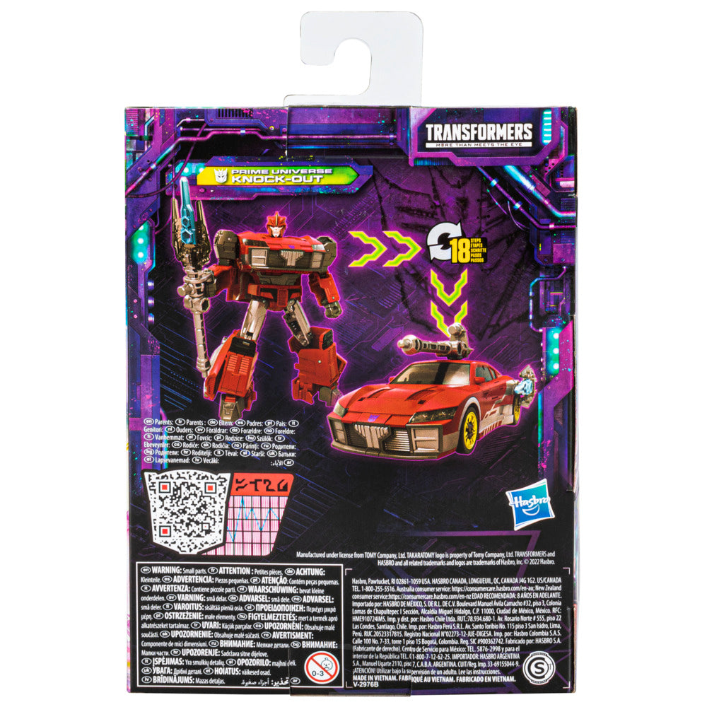 Hot Sale! Transformers Generations Legacy Deluxe Prime Universe Knock-Out Robot Toy