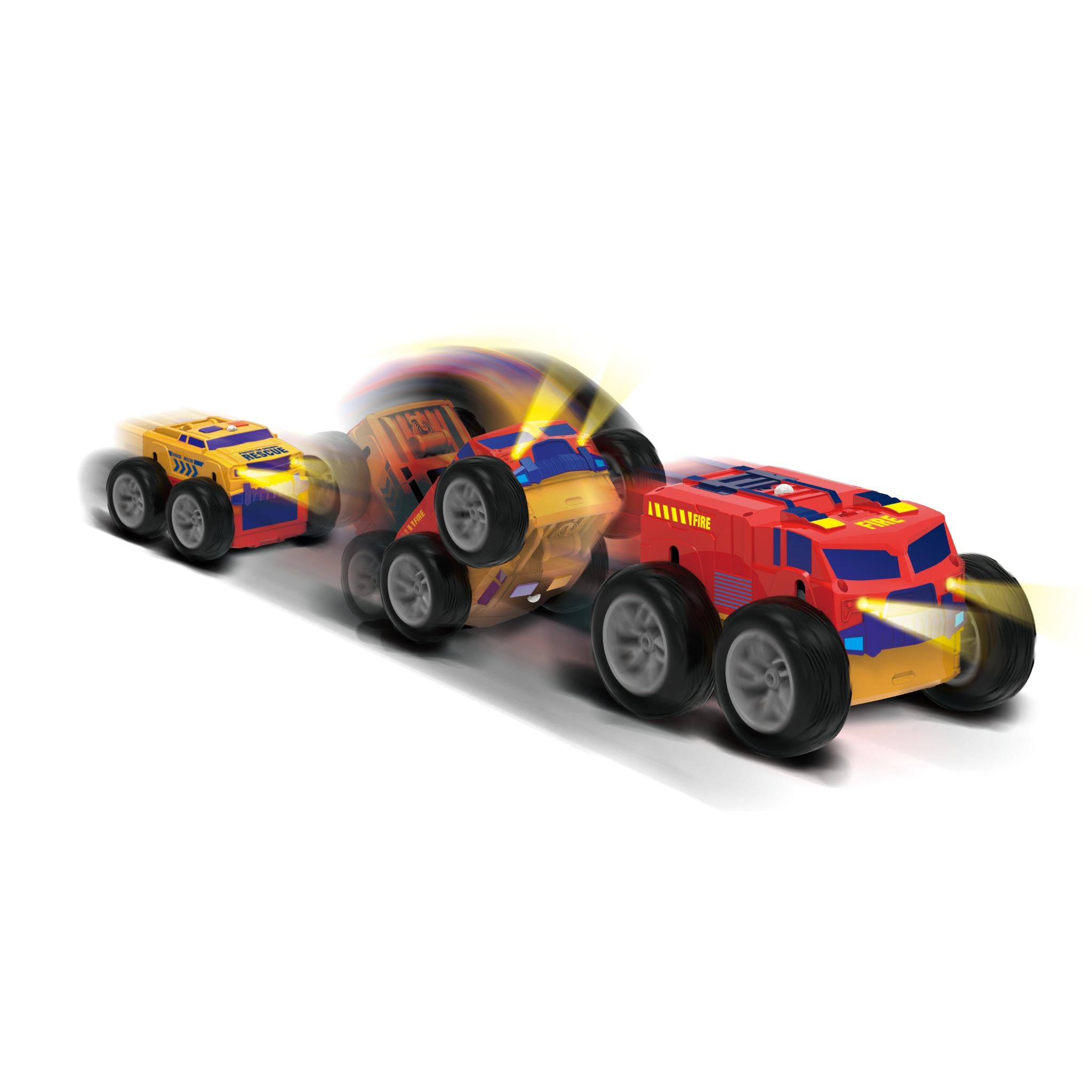 Hot! Revolt RC 2-Sided Rescue Racers in Assorted Styles