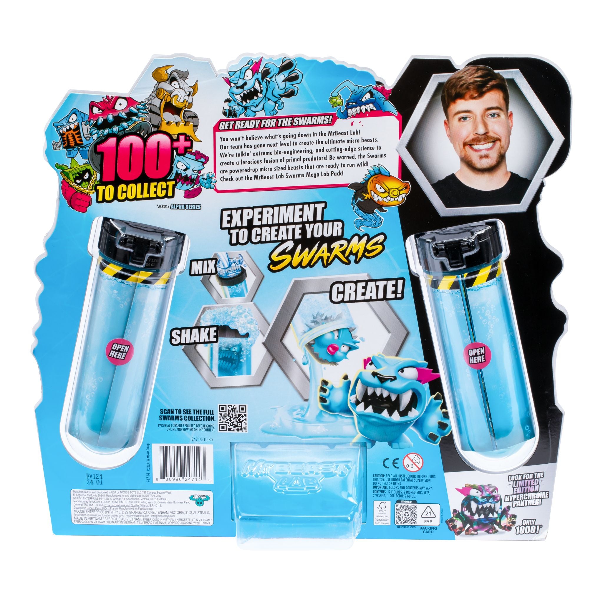 MrBeast Lab Swarms Mega 12 - Pack Assortment with Guaranteed Special Edition