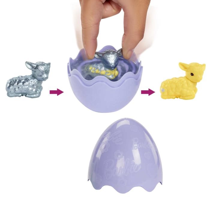Assorted Colors Barbie Color Reveal Easter Egg Sets