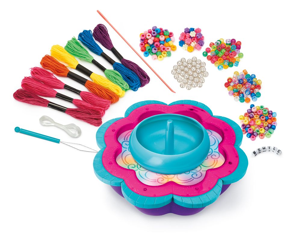 Hot Deal! Cra-Z-Art 2-in-1 Spin & Bead Friendship Studio for Fashion Bracelet Making