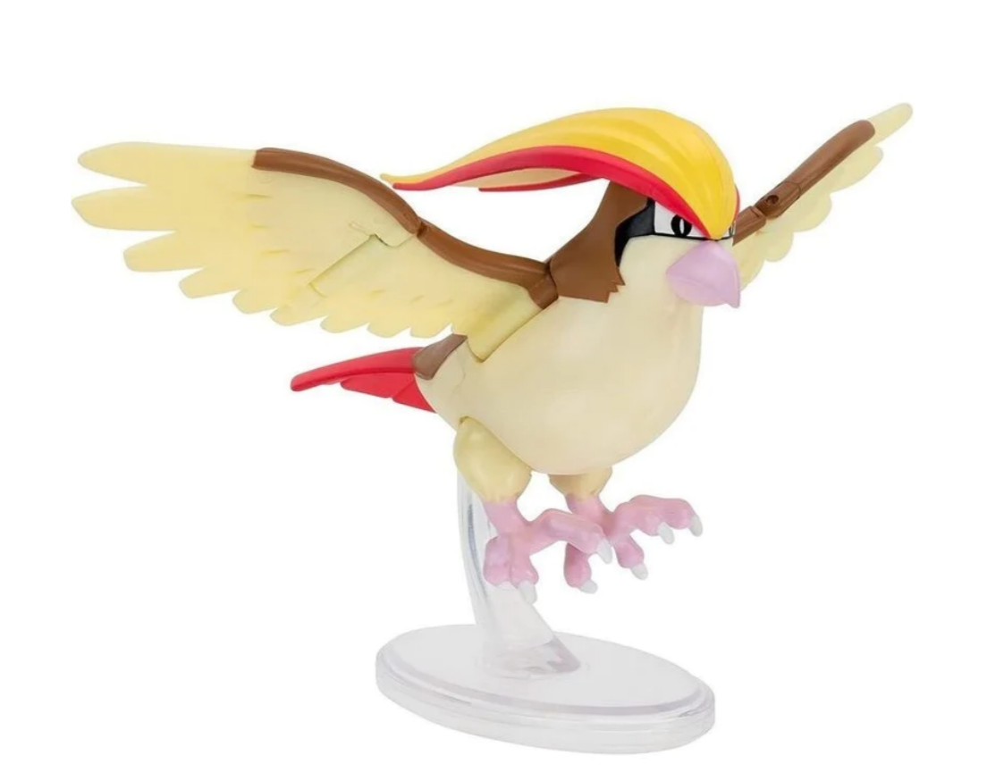 4.5 - inch Authentic Pokemon Battle Feature Figure - Pidgeot
