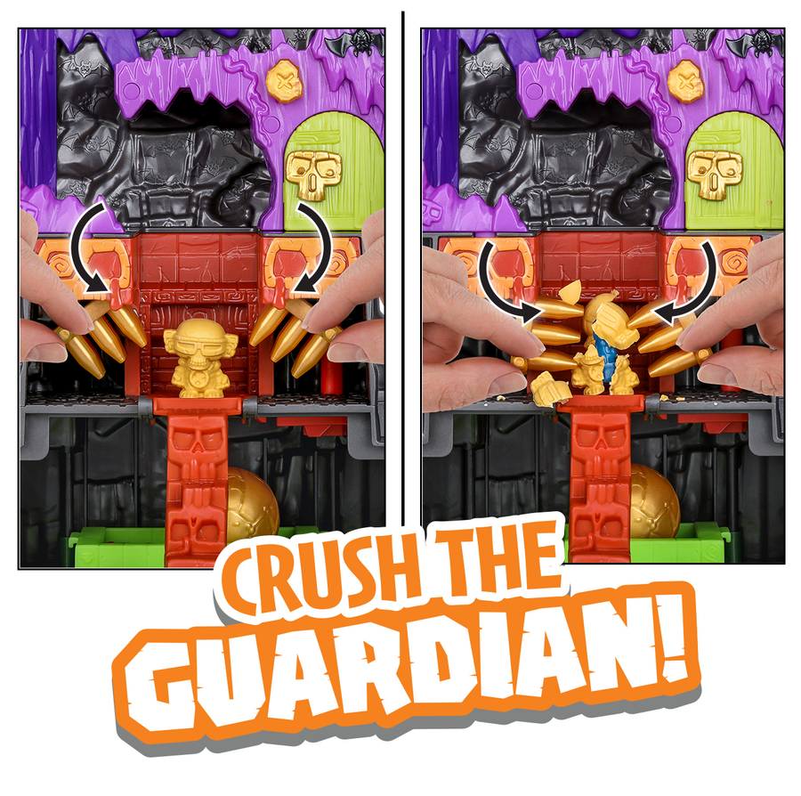Treasure X Lost Lands Skull Island Temple: Mega Playset with Exclusive Micro Figures & Real Gold Treasure