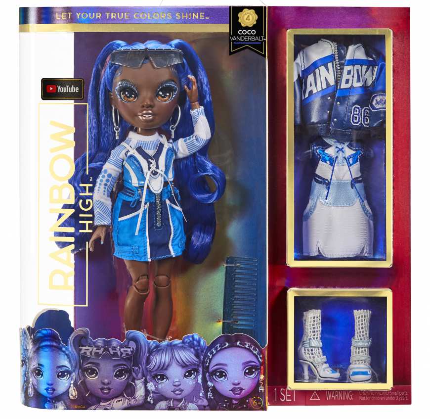 Rainbow High Stylish Fashion Doll - Coco Vanderbalt