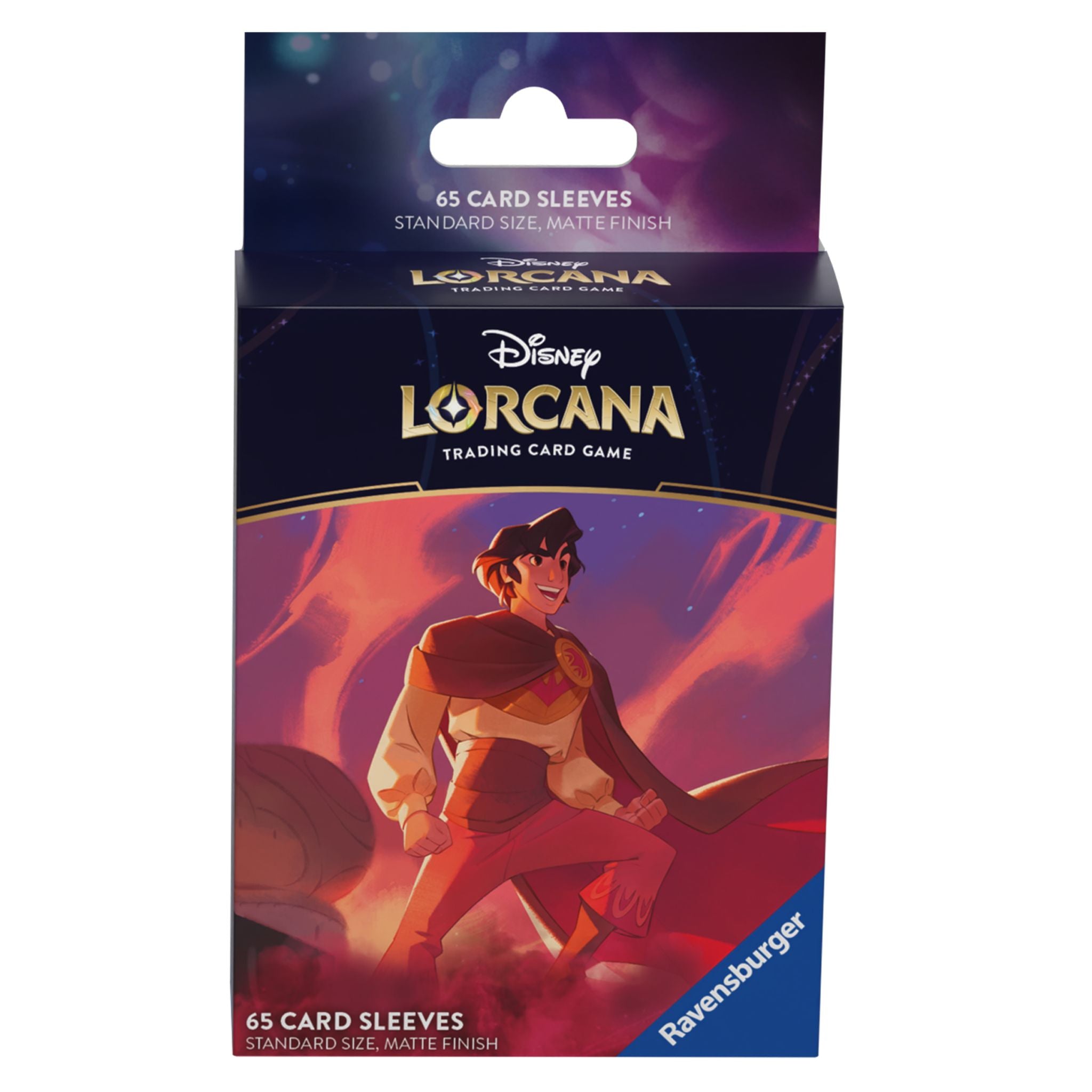 Hot! Disney Lorcana Season 5 Shimmering Skies Card Sleeves - Aladdin Design