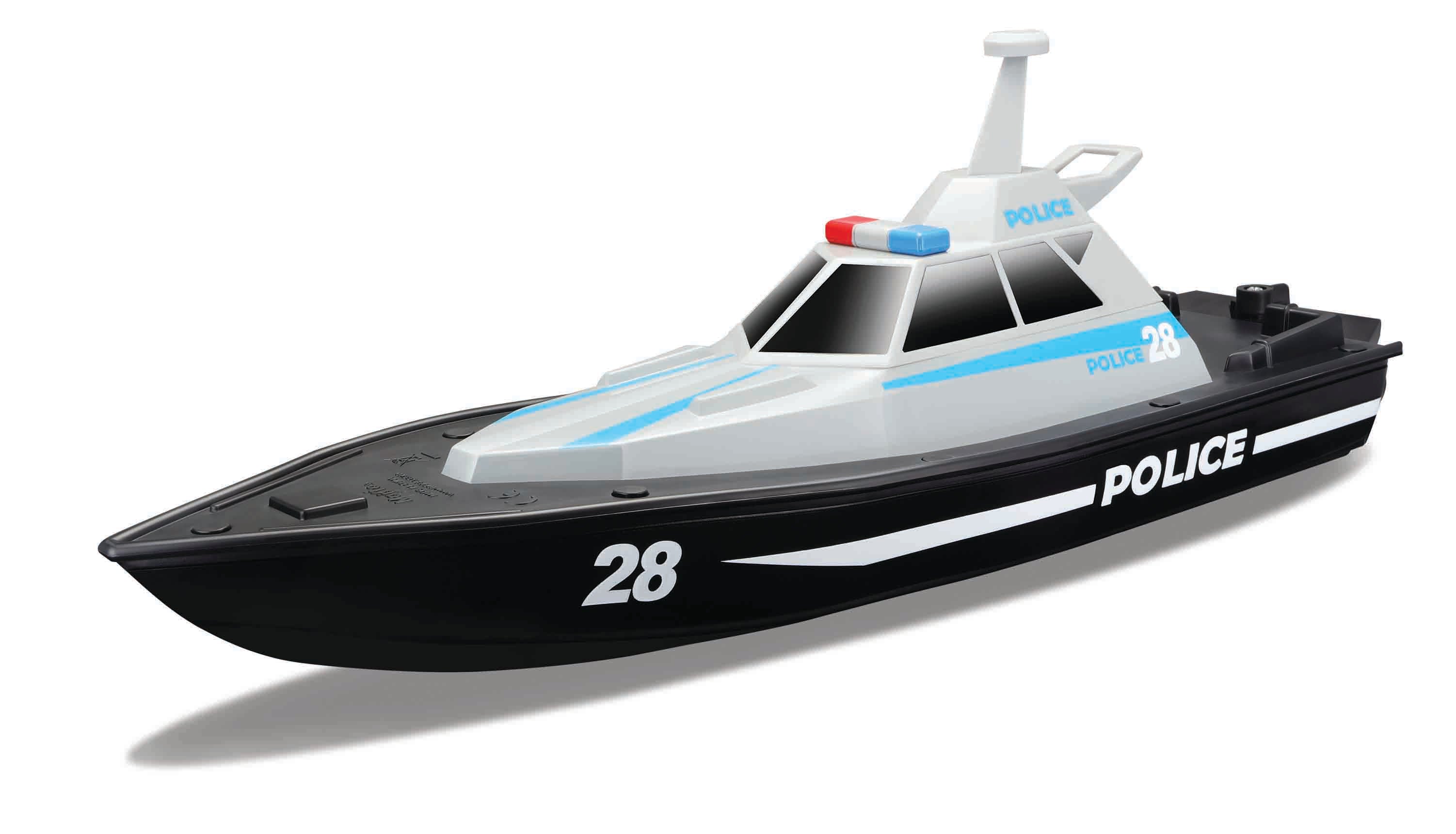 Hot Sale! Maisto Tech 2.4G High-Speed Remote Control Police Boat with Pistol-Grip Controller