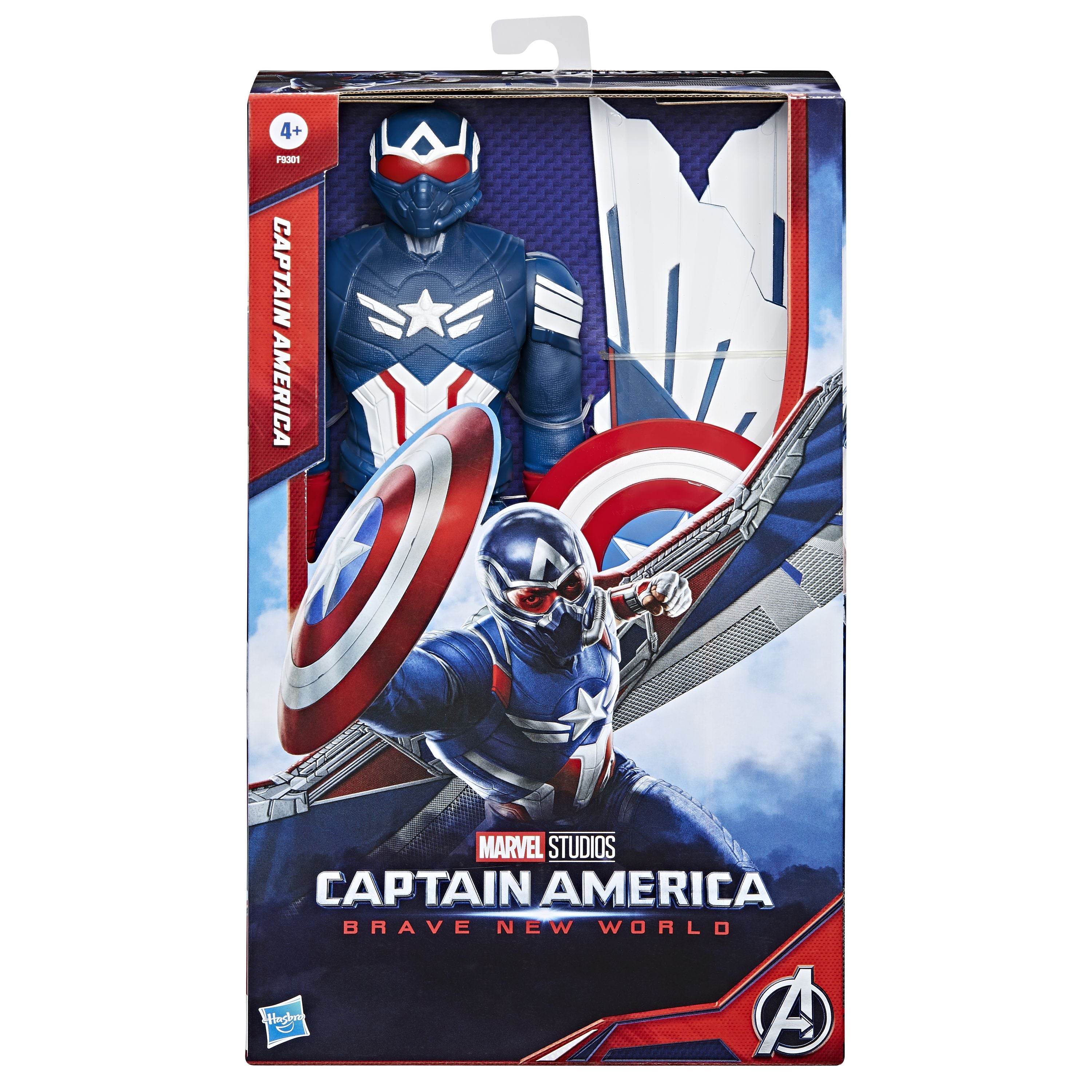 Marvel Studios Titan Hero Series 12-Inch Deluxe Captain America Action Figure