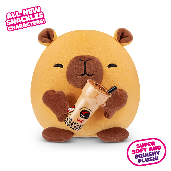 ZURU Snackles Small Plush Toys S2 - Assorted Adorable Styles, Must - Collect!
