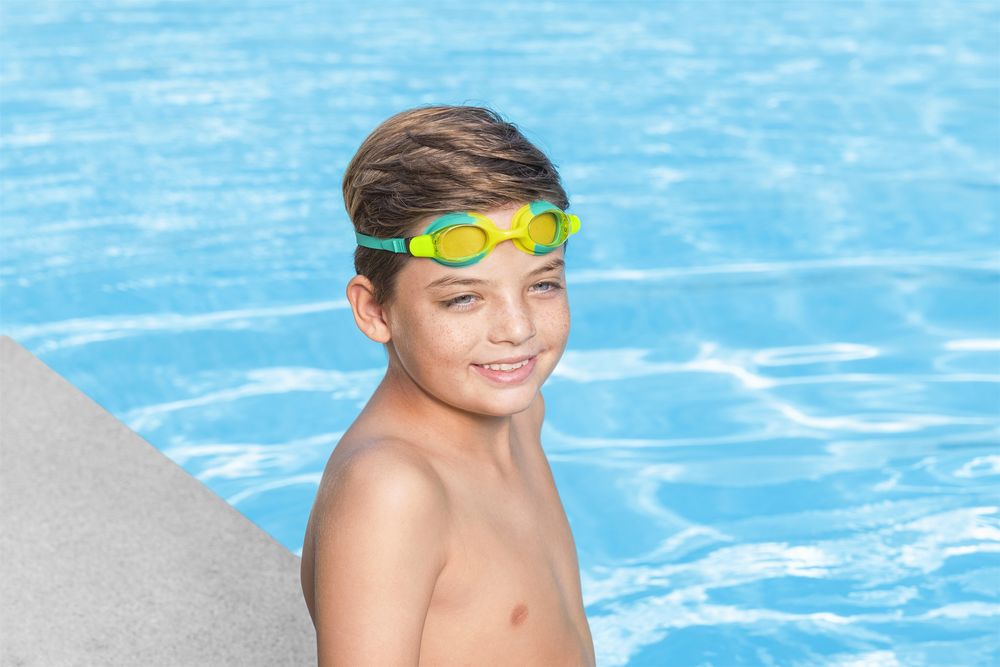 Bestway Lightning Pro Swimming Goggles - Assorted Styles for Kids Aged 7+