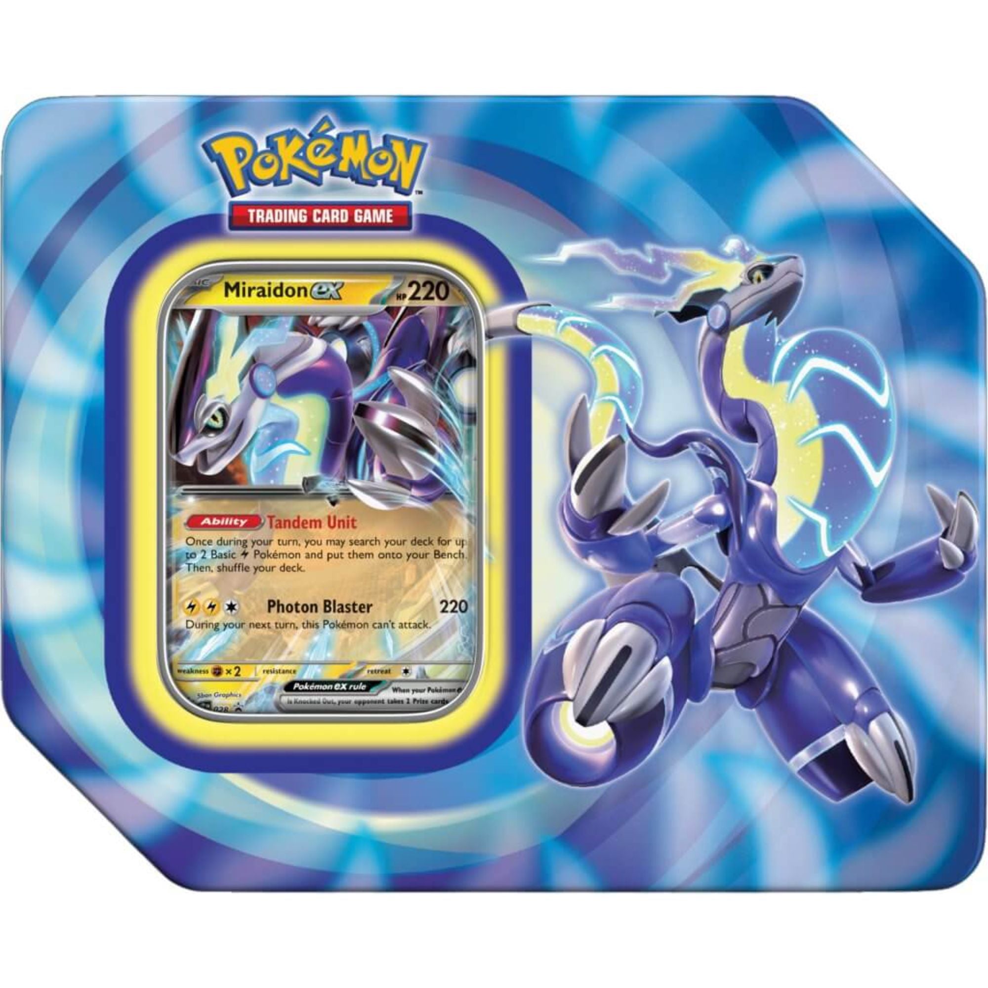 Pokemon TCG: Assorted Styles Paldea Legends Tin with Exclusive Promo