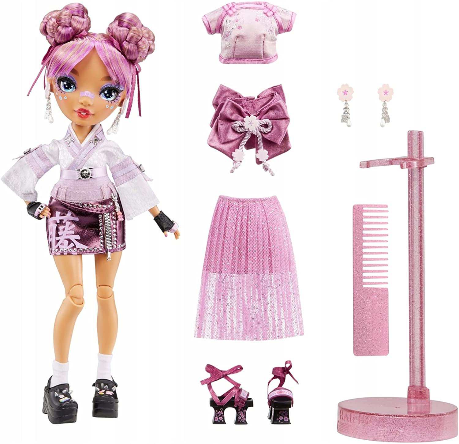 Rainbow High Fashionable Doll - Lila Yamamoto with Trendy Outfits