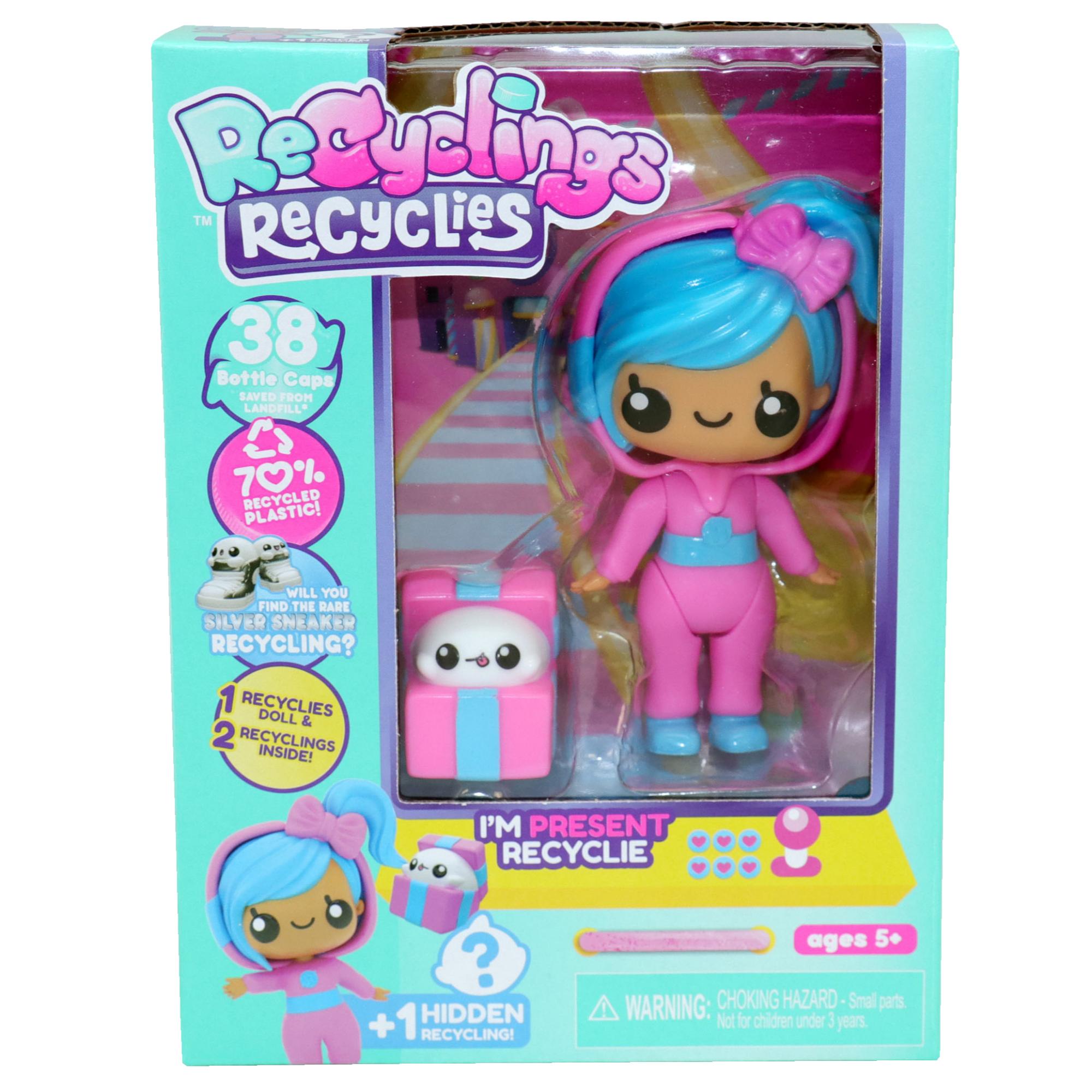 Eco - friendly Recyclies Present Doll Set for Imaginative Play