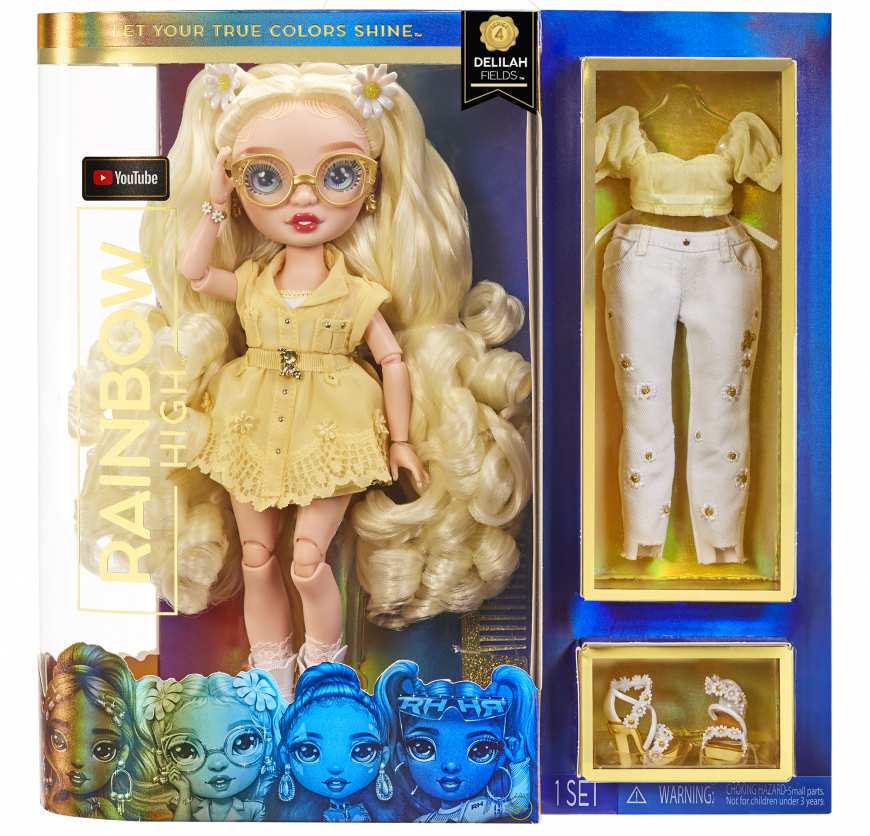 Rainbow High Fashion Doll - Delilah Fields, Must - Have Collectible!