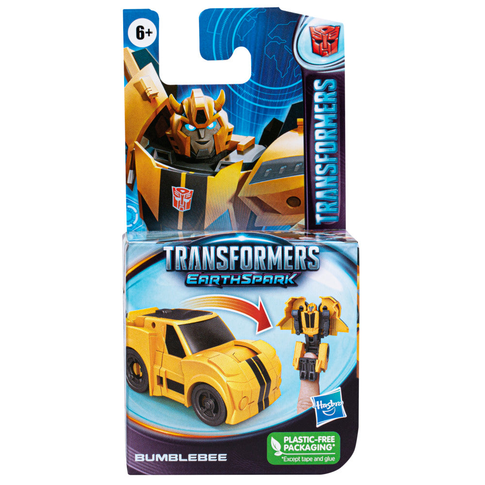 Transformers Earthspark Tacticon Finger - Convertible Bumblebee Action Figure